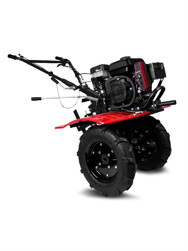 РЫСЬ Мотоблоки ременные 4 скорости МБР 7-10 Э ПРО колеса 4.00-10'' + электростартер